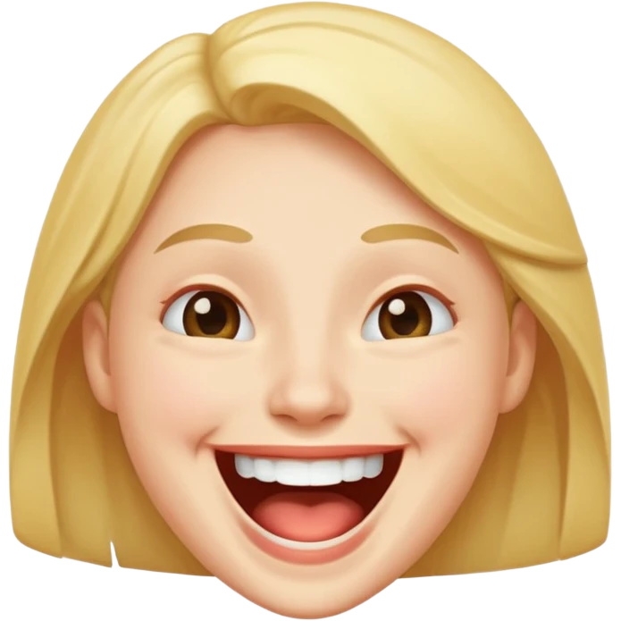 A face laughing emoji