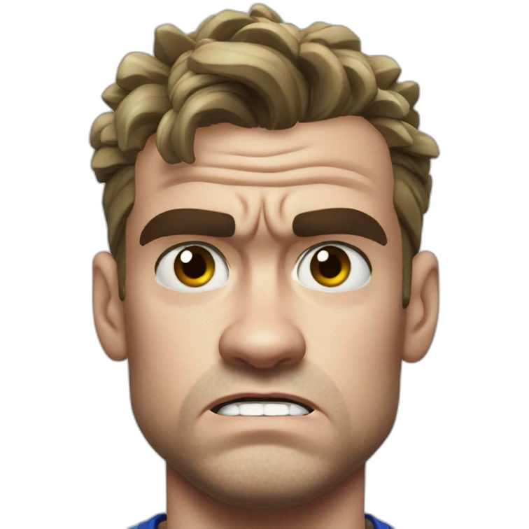 griezmann angry emoji
