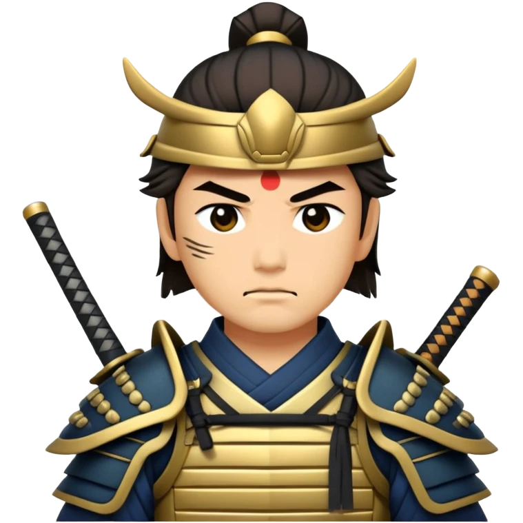 A samurai emoji
