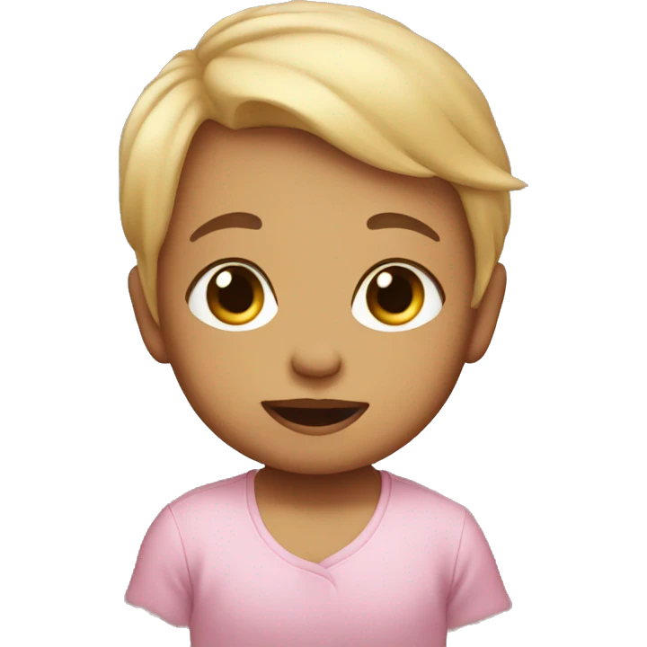 Cute baby  emoji