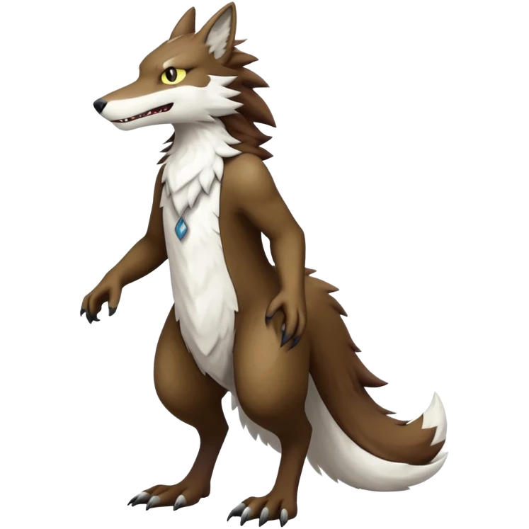 Sergal, full body emoji