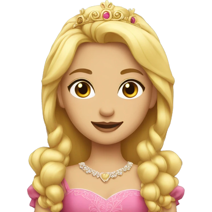 Princesa rubia emoji