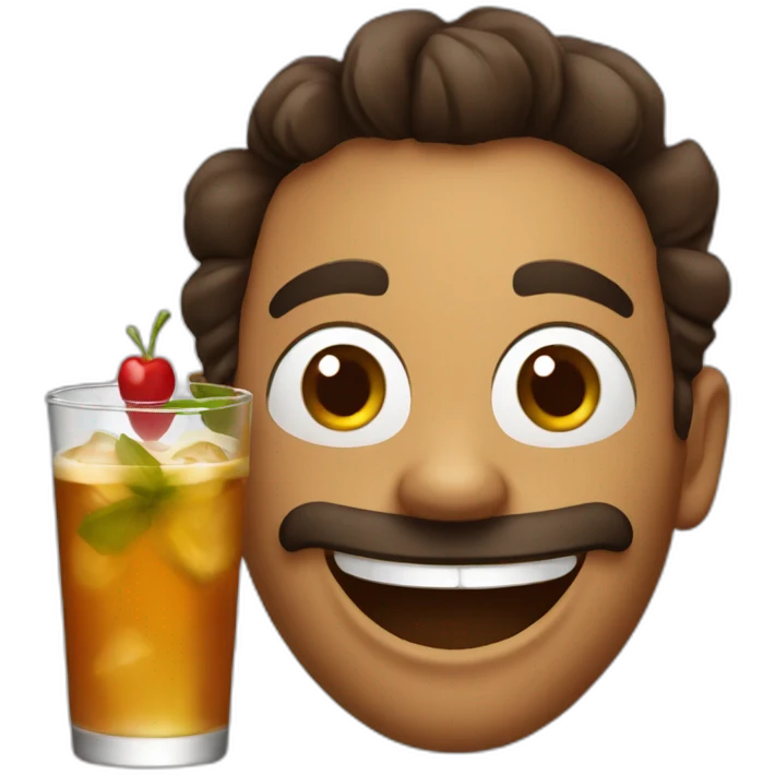 Cuba libre smiling emoji