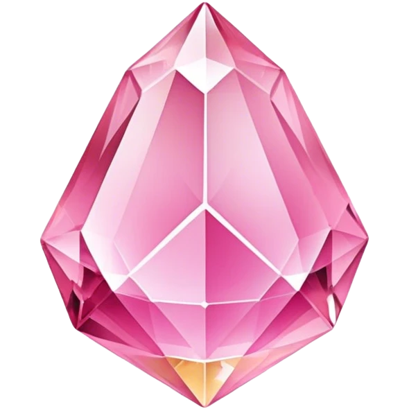 crystal gold pink emoji