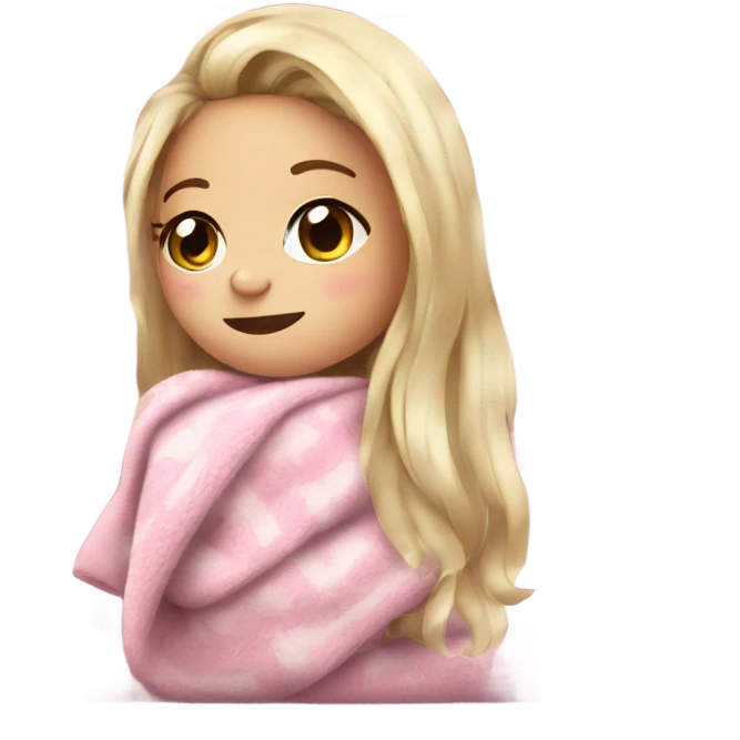 cute girly blankets stacked emoji