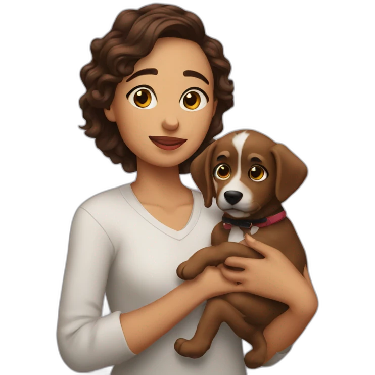 me with my puppy emoji
