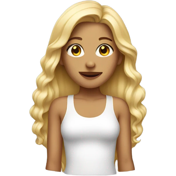 blonde girl no jewelry closed mouth emoji