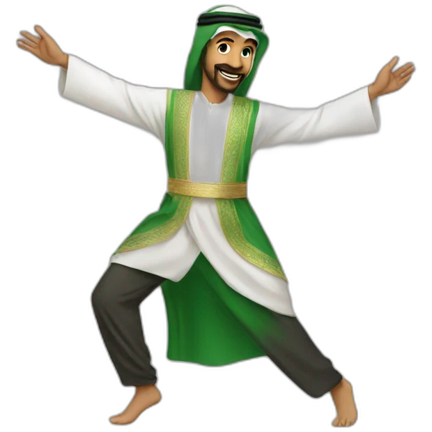 Saudi dancing emoji