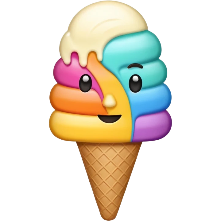 ice cream haircut emoji