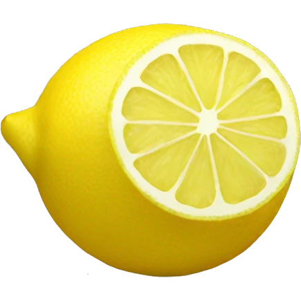 3D Lemon  emoji