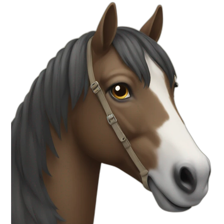 Ours sur cheval emoji