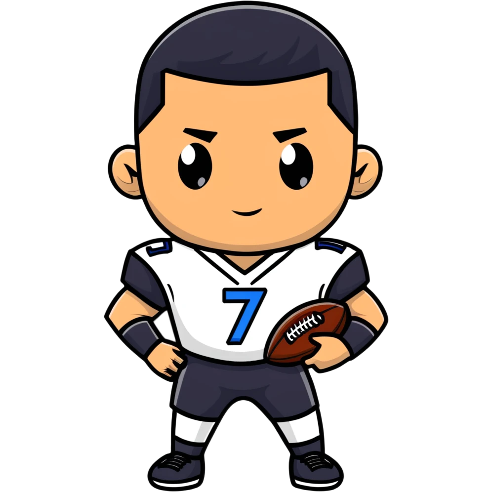 Cristiano Ronaldo as an American football player emoji