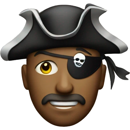 pirate with an eyepatch emoji