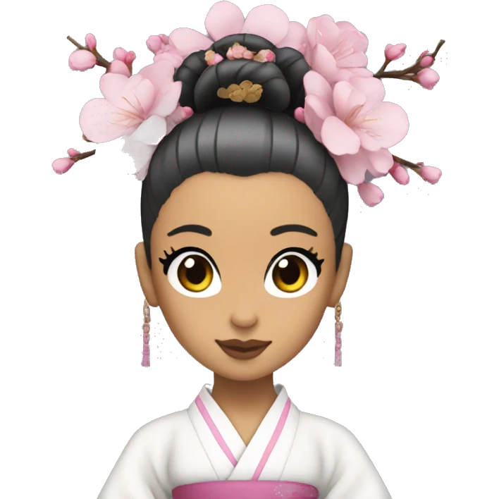 ariana grande but geisha  emoji