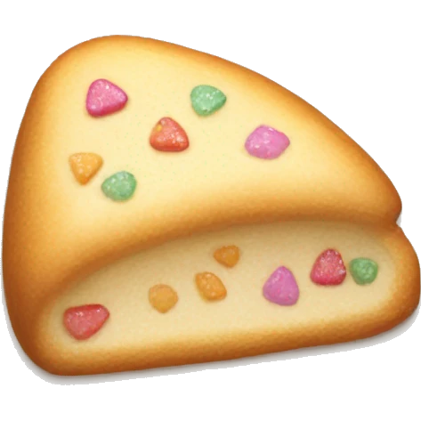 A piece of fairybread  emoji