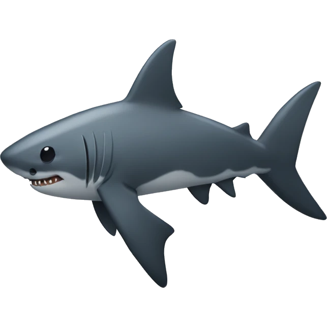 loin with shark tail emoji