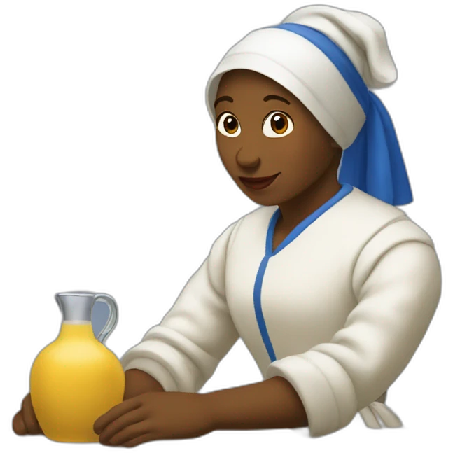la laitière vermeer emoji