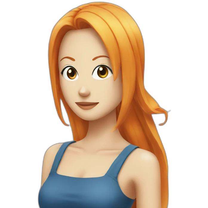 Nami from one pièce emoji