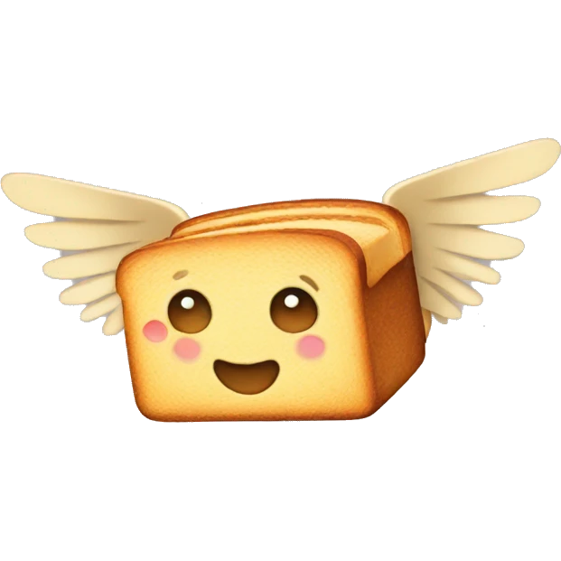 a flying toaster with wings emoji