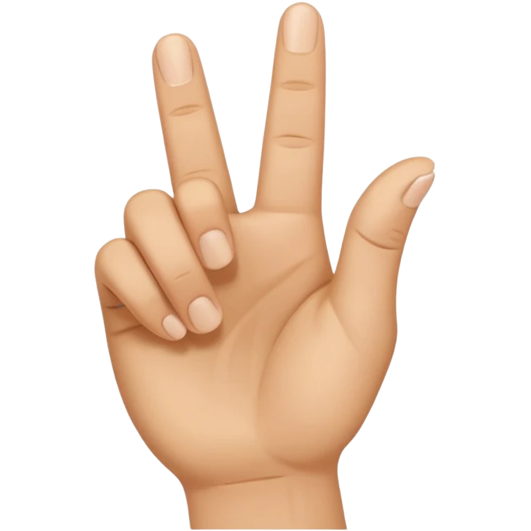 I want an emoji that looks like these👌🏻🤏🏻but i want that the the middle vinger touches the tumb and the other vingers dont. emoji