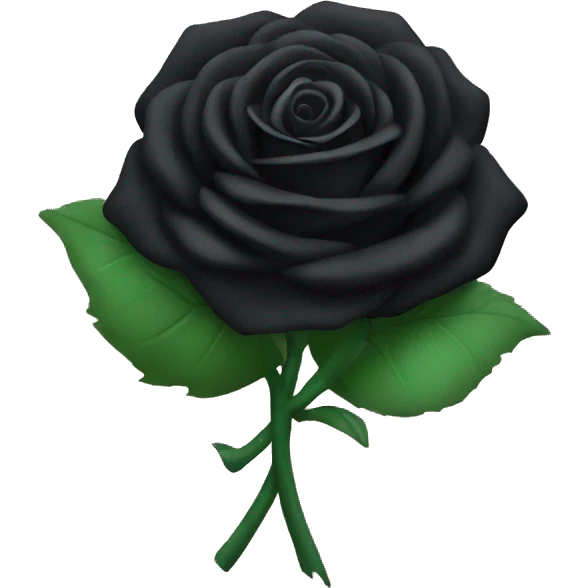 Black rose bouquet  emoji
