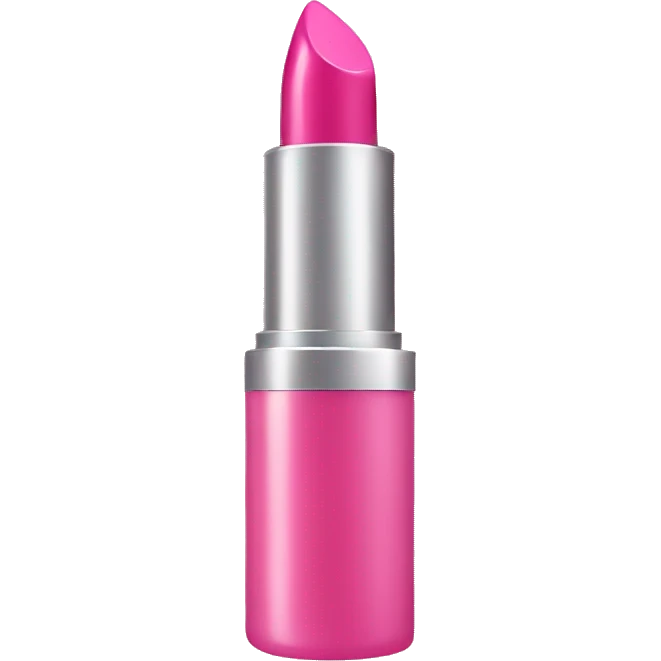 Pink lipgloss emoji