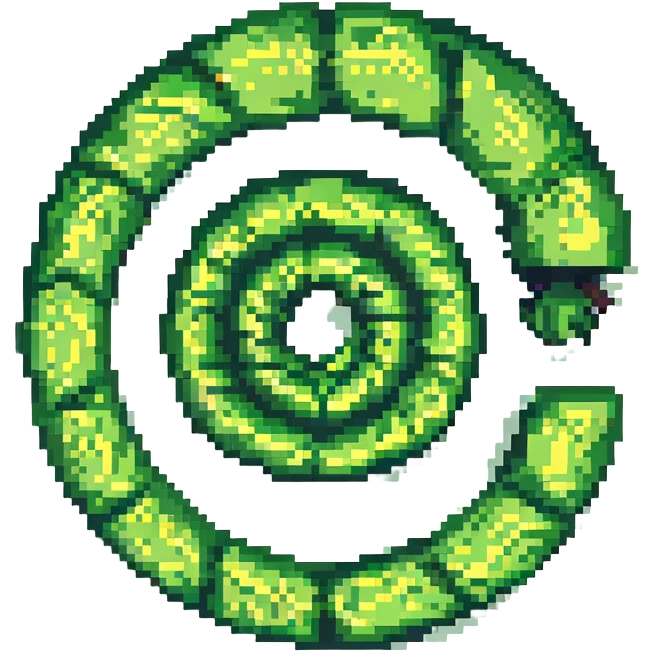 green spiral emoji emoji