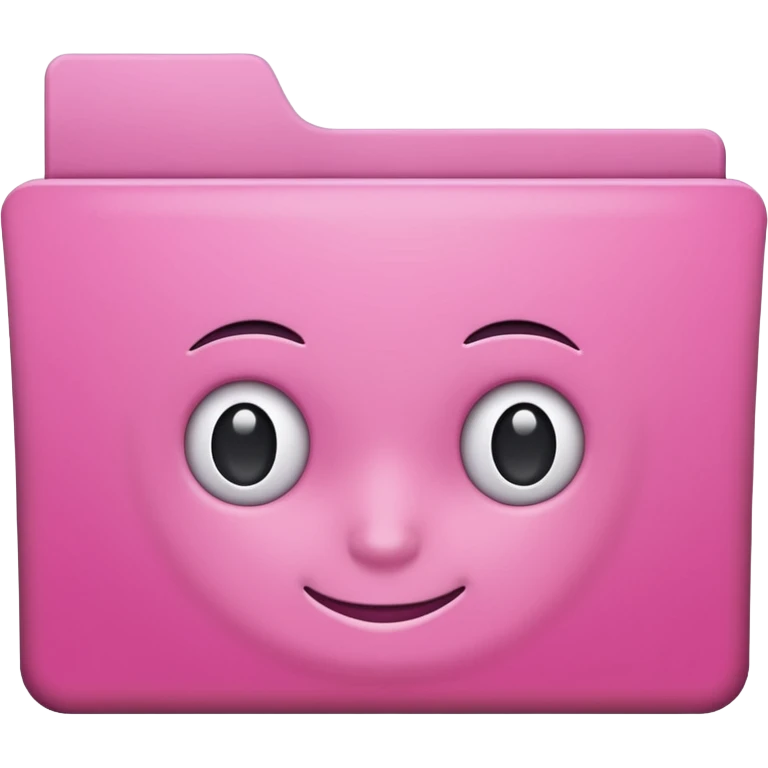 mix pink forward facing folder emoji