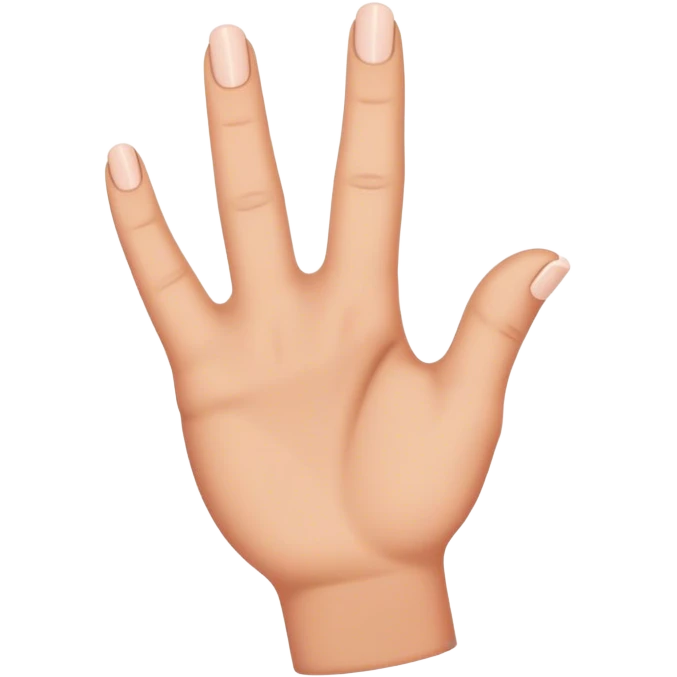 A ledt hand making an L-shape emoji