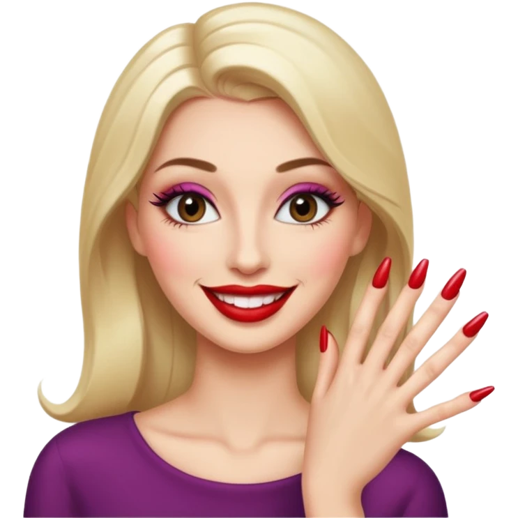 👁️🫦👁️💅💁🏼‍♀️ emoji