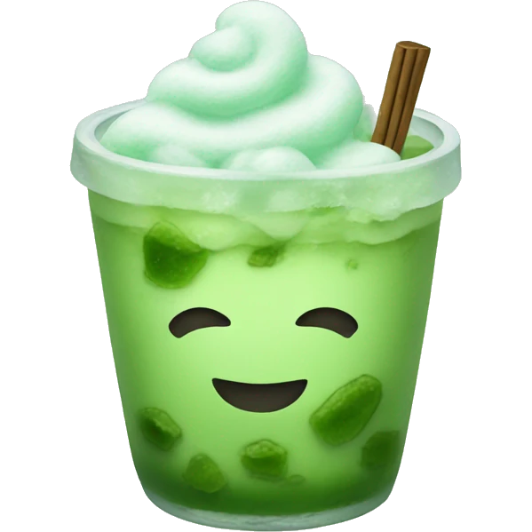 iced matcha emoji