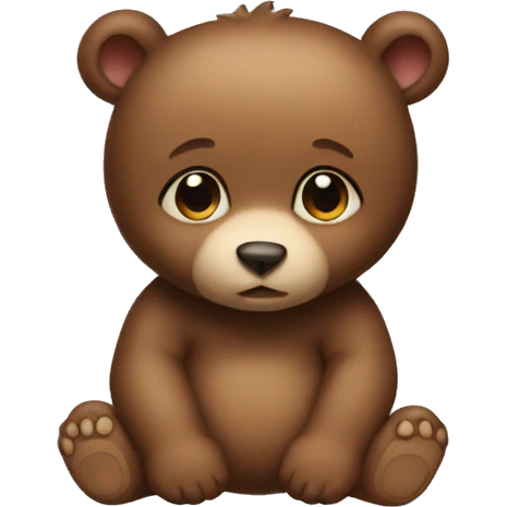 Bear baby  emoji