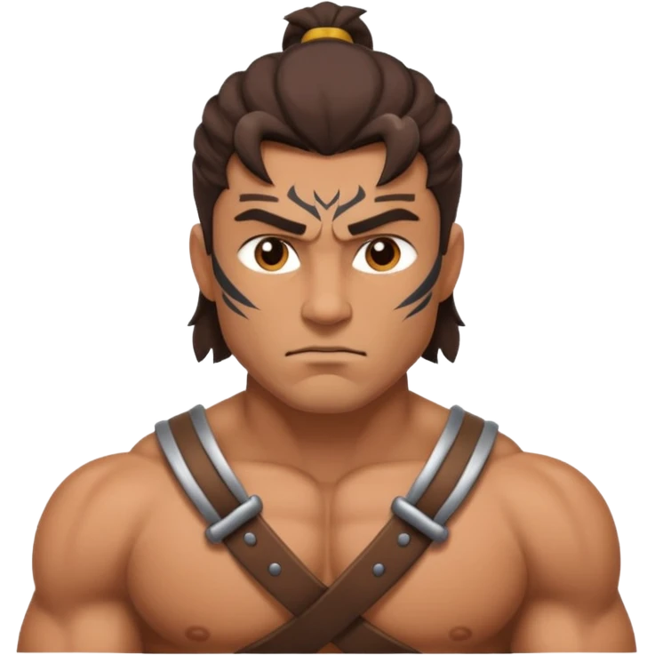 portrait of warrior man emoji