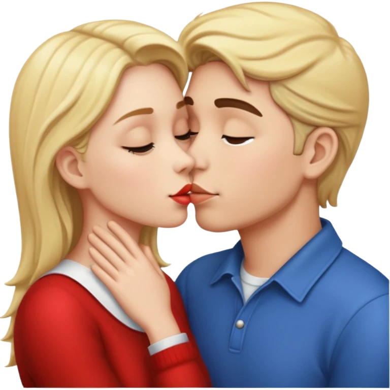 Öpüşen çift emoji