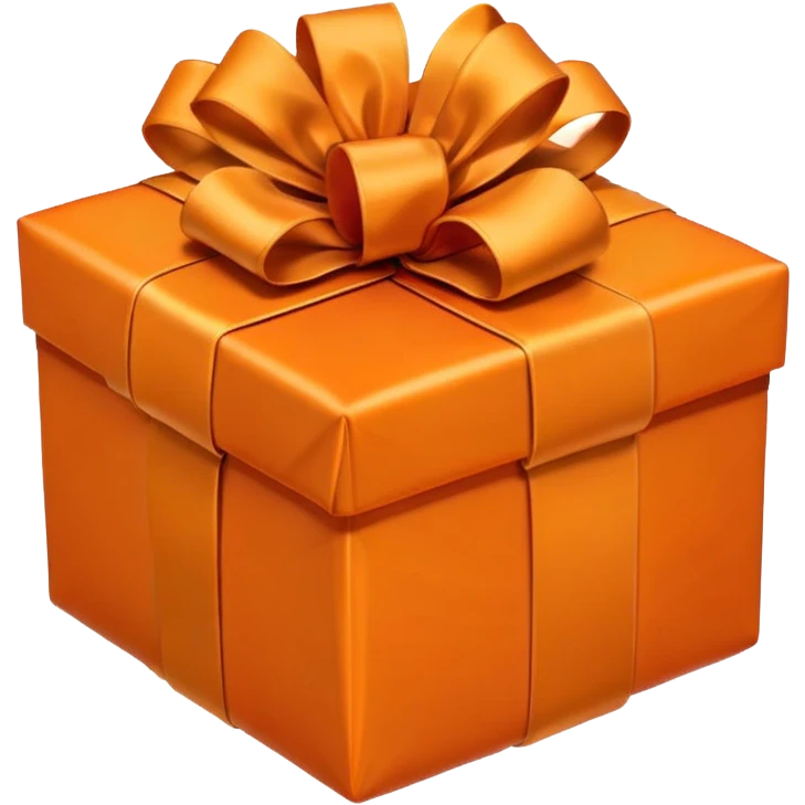 Orange Present emoji