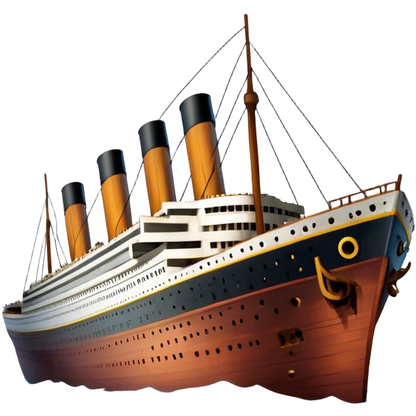 the wreck of the titanic emoji