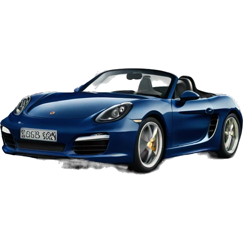 porsche 981 boxster dark blue  emoji