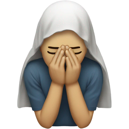 Emoji crying and praying hands emoji
