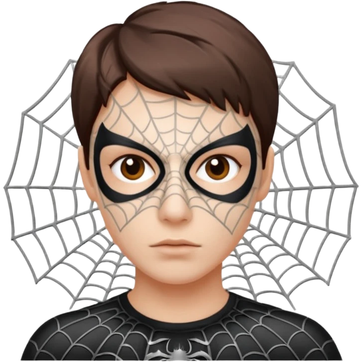 spider make net in face emoji