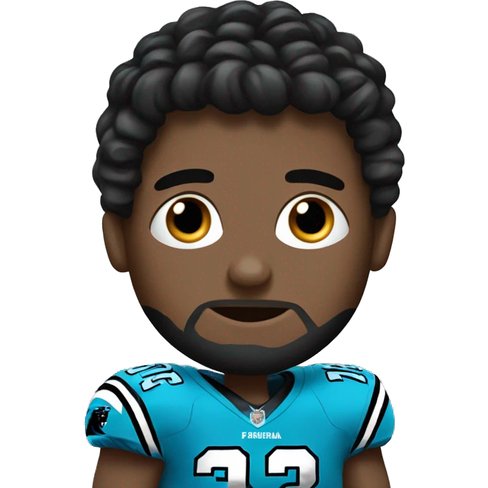 Carolina Panthers football player emoji