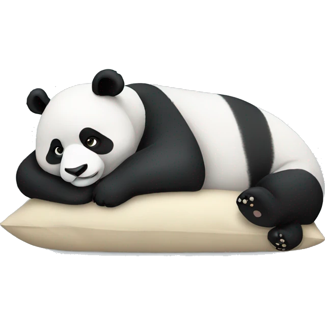 Panda sleep emoji