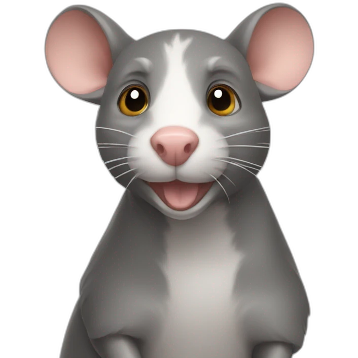 Rat sur chien emoji