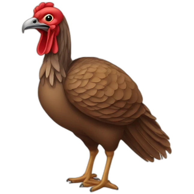 Turkish national turkey emoji