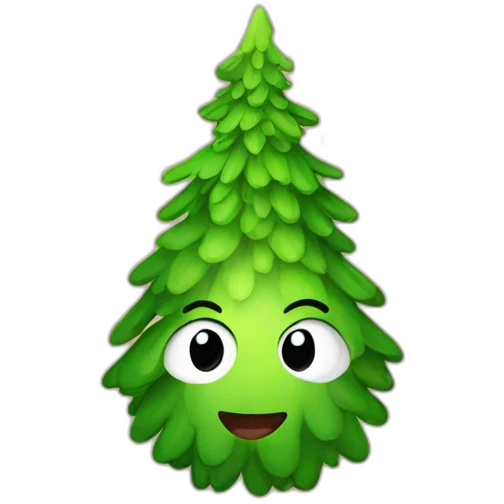Cœur vert sapin emoji