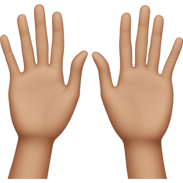 girls hands on emoji