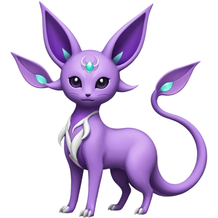 Lunala-Espeon-Fakémon-hybrid-creature (full body)  emoji