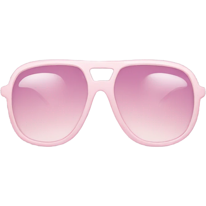 light pink sunglasses emoji