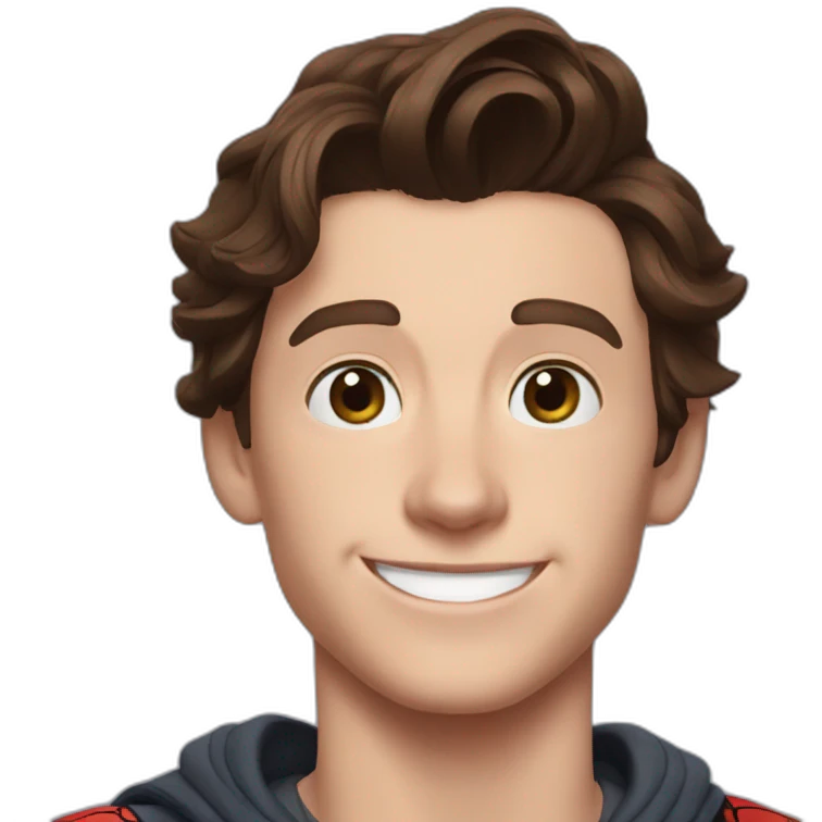 tom holland spiderman emoji