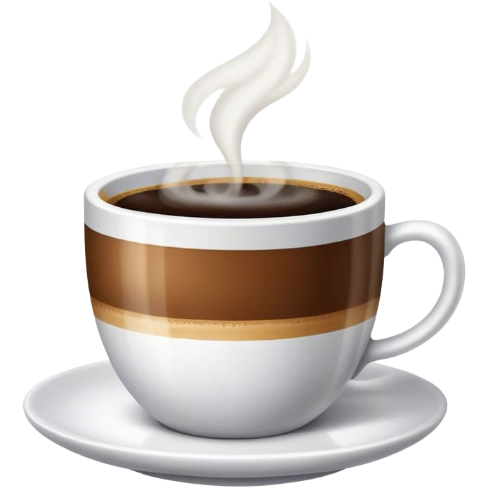 A lucky coffee emoji