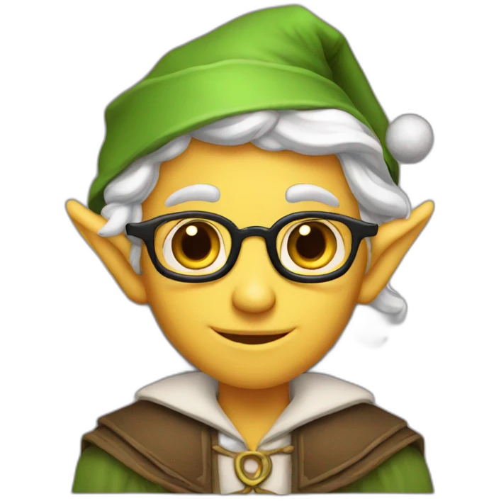 Scholar elf emoji